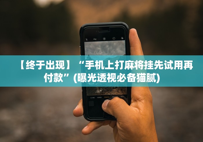 教程解析“途游四川麻将修改器先试用”其实确实有挂