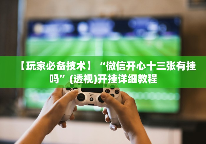 【玩家必备技术】“微信开心十三张有挂吗”(透视)开挂详细教程