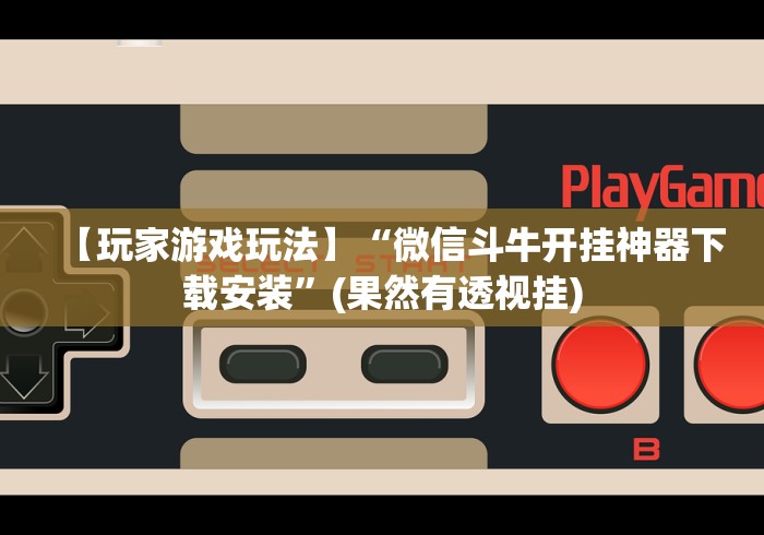 查到实测辅助“微乐刨幺外卦神器下载”详细分享装挂步骤