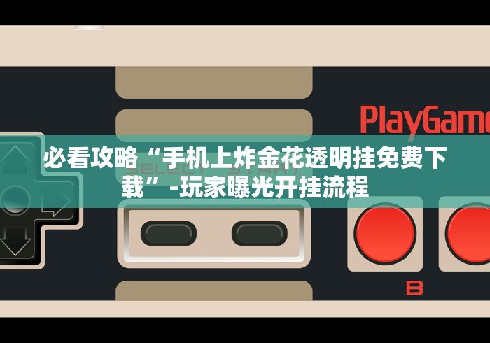 [推荐]“冠赢十三张透视!详细开挂教程