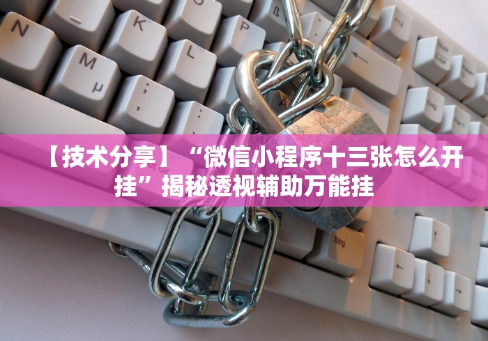 【技术分享】“微信小程序十三张怎么开挂”揭秘透视辅助万能挂