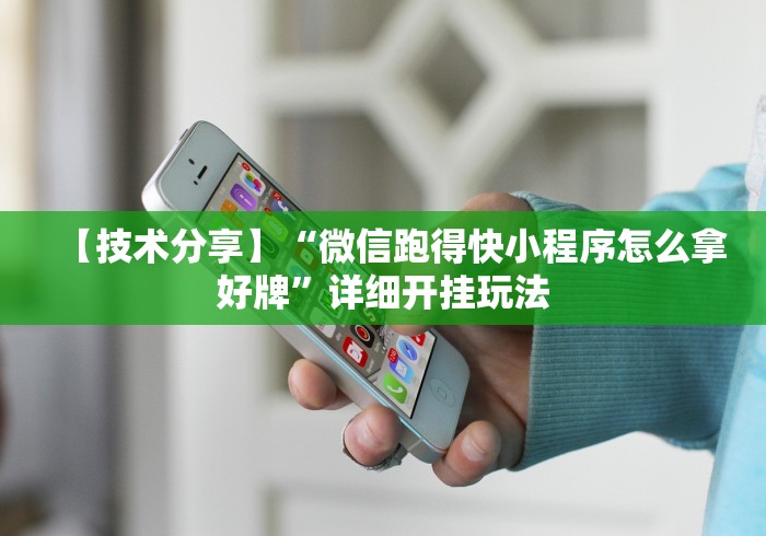 【技术分享】“微信跑得快小程序怎么拿好牌”详细开挂玩法