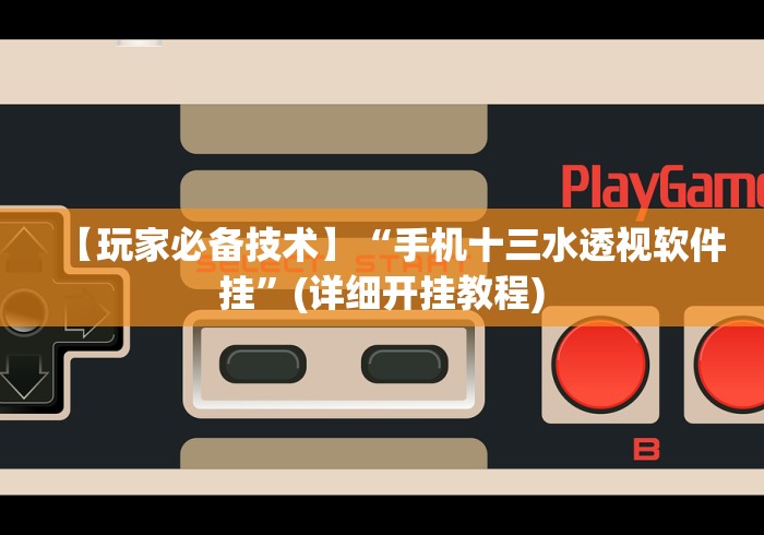 【玩家必备技术】“手机十三水透视软件挂”(详细开挂教程)