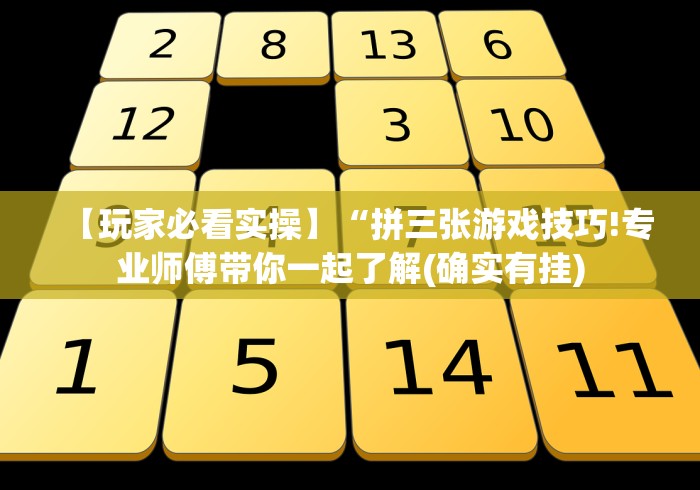终于懂了“手机微乐麻将开挂视频教程”(原来确实是有插件)