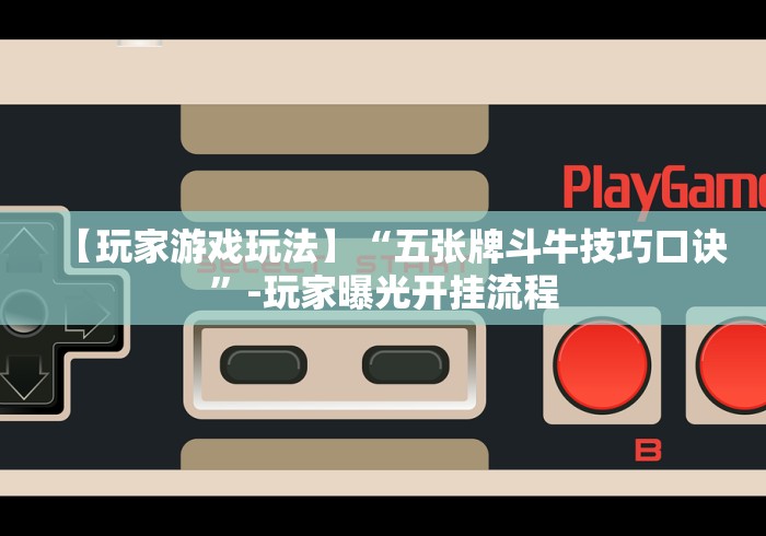 【玩家游戏玩法】“五张牌斗牛技巧口诀”-玩家曝光开挂流程
