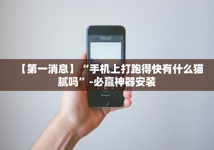 【第一消息】“手机上打跑得快有什么猫腻吗”-必赢神器安装