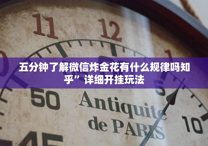 五分钟了解越乡义乌麻将有挂没!详细开挂教程