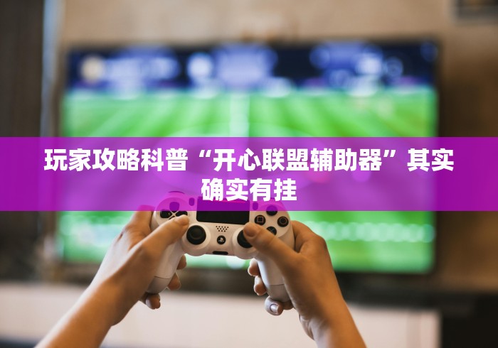玩家攻略科普“开心联盟辅助器”其实确实有挂