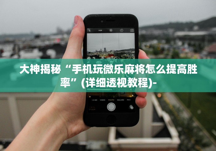 辅助神器“微乐内蒙麻将开挂教程”(外卦神器下载)