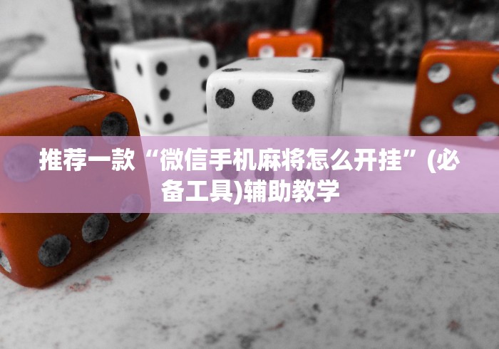 推荐一款“微信手机麻将怎么开挂”(必备工具)辅助教学