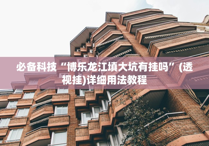 必备科技“博乐龙江填大坑有挂吗”(透视挂)详细用法教程