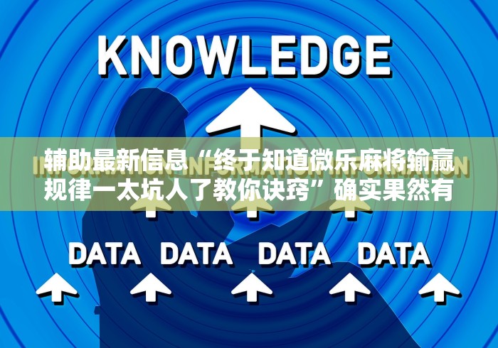 辅助最新信息“终于知道微乐麻将输赢规律一太坑人了教你诀窍”确实果然有挂 