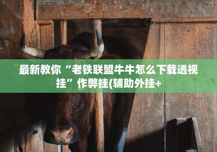 最新教你“老铁联盟牛牛怎么下载透视挂”作弊挂(辅助外挂+