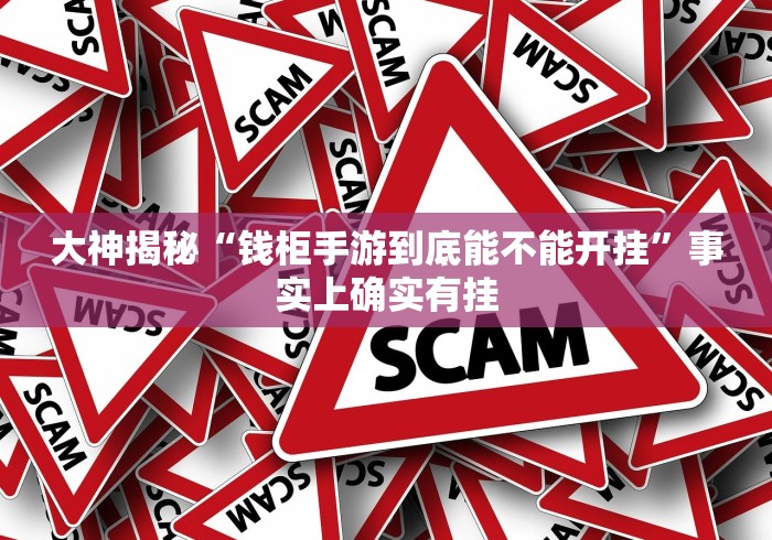 大神揭秘“钱柜手游到底能不能开挂”事实上确实有挂