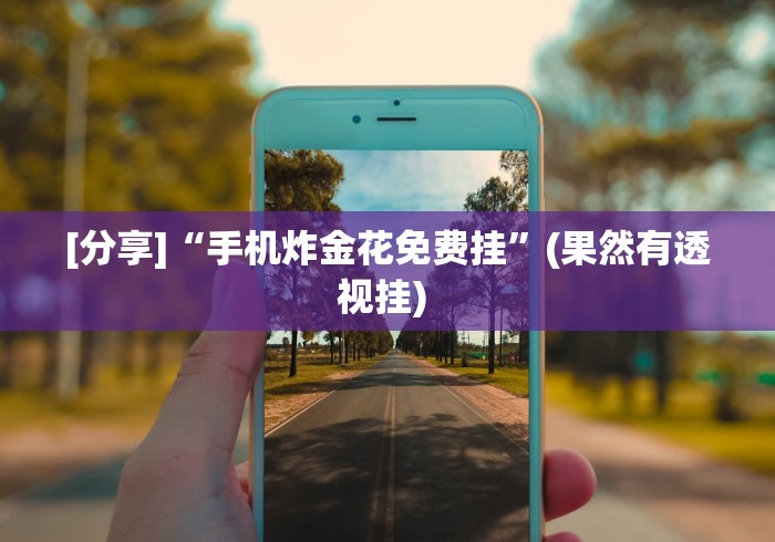 [分享]“手机炸金花免费挂”(果然有透视挂) 