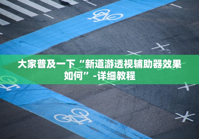 大家普及一下“新道游透视辅助器效果如何”-详细教程