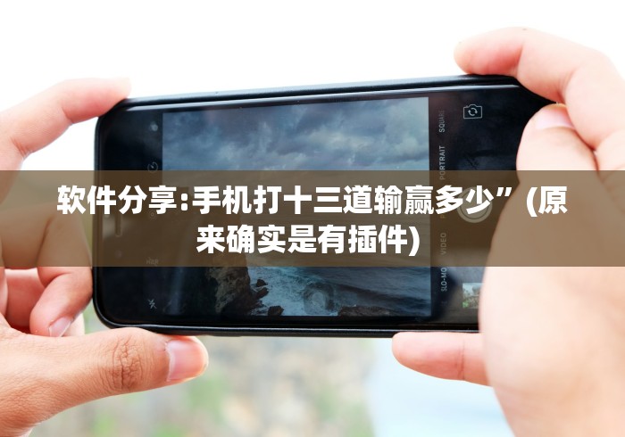 软件分享:手机打十三道输赢多少”(原来确实是有插件) 