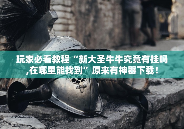 玩家必看教程“新大圣牛牛究竟有挂吗,在哪里能找到	”原来有神器下载！
