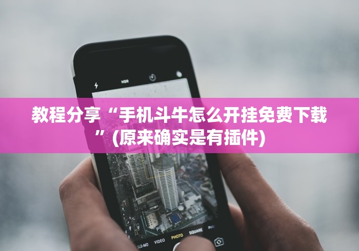 教程分享“手机斗牛怎么开挂免费下载”(原来确实是有插件)