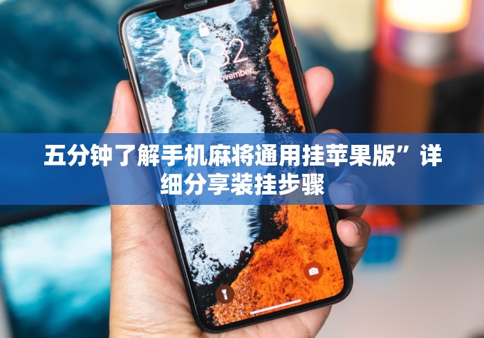 五分钟了解手机麻将通用挂苹果版”详细分享装挂步骤