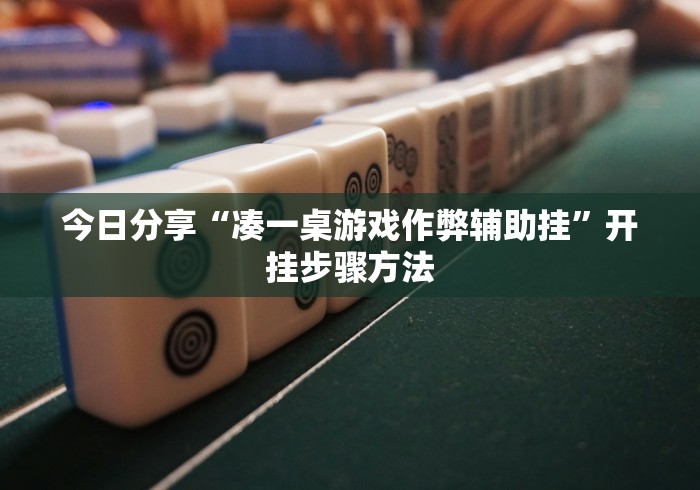 今日分享“凑一桌游戏作弊辅助挂”开挂步骤方法