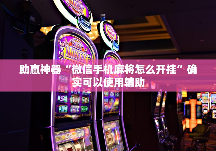 助赢神器“微信手机麻将怎么开挂”确实可以使用辅助