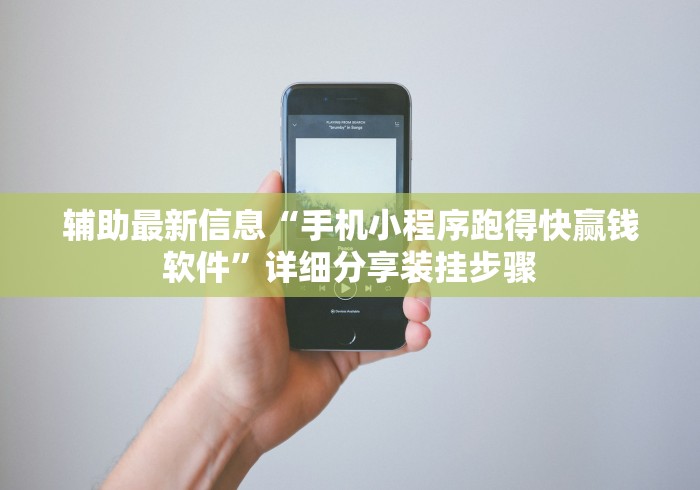 辅助最新信息“手机小程序跑得快赢钱软件”详细分享装挂步骤