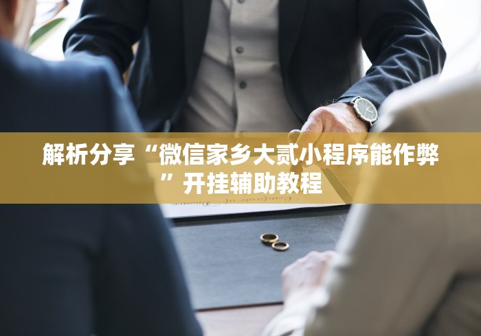 解析分享“微信家乡大贰小程序能作弊”开挂辅助教程