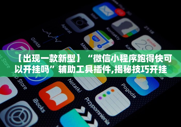 【出现一款新型】“微信小程序跑得快可以开挂吗”辅助工具插件,揭秘技巧开挂