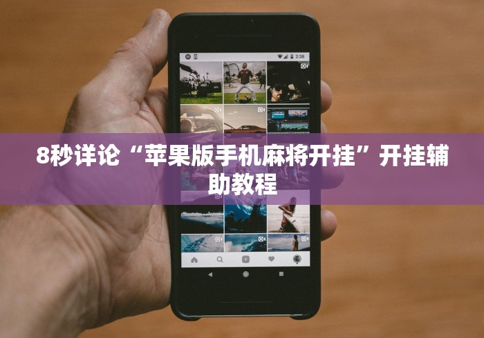 8秒详论“苹果版手机麻将开挂”开挂辅助教程