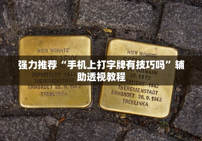 强力推荐“手机上打字牌有技巧吗”辅助透视教程